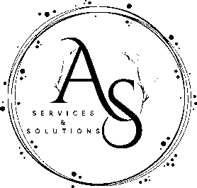Logo noir AS Services et Solutions
